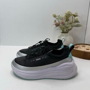 Clove Forte 2 Nursing Sneaker Healthcare Black/Platinum/Aqua Women 9/Men 7.5